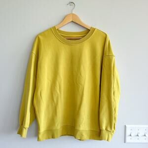 Lululemon Perfectly Oversized Crew Long Sleeve Sweatshirt Yellow